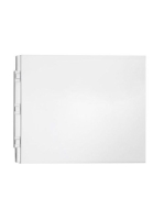Polysan Plain oldallap 75x59 cm, fehér 72687 - Fürdőszoba -