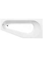 Polysan Tigra aszimmetrikus akril kád lábakkal 150x75 cm, jo