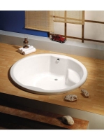 Polysan Royal kör alakú akril kád 172x49 cm, fehér 73211 - F