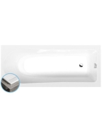 Polysan Lisa Slim kád 160x70x47 cm, fehér 86111S - Fürdőszob