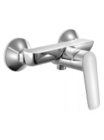 Sapho Bruckner Schmitz egykaros fali zuhanycsaptelep, króm 8