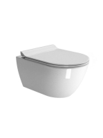 Sapho Gsi Pura SWIRLFLUSH fali WC csésze 55x36 cm, Extraglaz