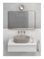 Sapho Gsi Pura pultra helyezhető kerámia mosdótál 60x42 cm,