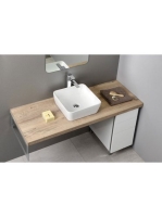 Sapho Gsi Sand pultra helyezhető kerámia mosdó 38x38 cm, Ext