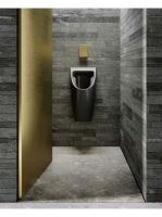 Sapho Gsi Sand piszoár, matt fekete 909726 - Fürdőszoba - Sz