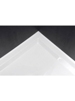 Polysan Szegőléc zuhanytálcához 120x100 cm, fehér 91021 - Fü