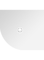 Polysan Flexia jobbos öntött márvány zuhanytálca 100x90 cm,