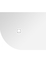 Polysan Flexia öntött márvány jobbos zuhanytálca 110x90 cm,