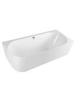 Polysan Sussi R jobbos szabadon álló kád 150x70x50 cm, fehér