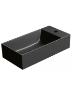 Sapho GSI KUBE X kézmosó 50x25 cm, matt fekete 9486126 - Für