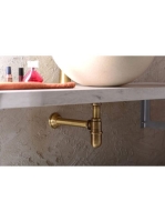 Sapho Reitano Antea retro mosdó szifon 5/4, bronz 9596 - Für