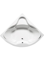 Polysan Simona sarokkád 140x140 cm, fehér 96111 - Fürdőszoba