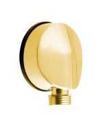 Sapho fali kerek zuhanycsatlakozó, arany 9815 - Fürdőszoba -