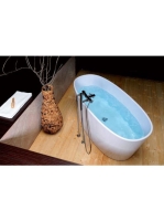 Polysan Tess szabadonálló kád, 157x70 cm, fehér 99613 - Fürd