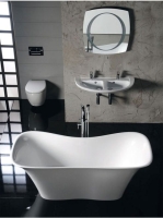 Polysan Flora szabadon álló kád 180x80 cm, fehér 99713 - Für