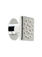 Sapho szögletes oldalzuhany 48x48 mm, AntiCalc, króm AB536 -