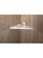 Sapho Abeline rockstone sarokpolc 200x12x200 mm, matt fehér