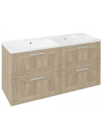 Sapho Amia 4 fiókos mosdószekrény 119,5x60x45 cm, Texas tölg