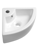 Sapho GYNT sarok kézmosó túlfolyóval 33x33 cm AR154 - Fürdős