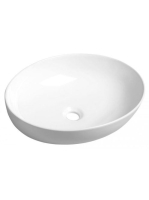 Sapho Ofelie pultra szerelhető kerámia mosdó 52x39 cm, fehér