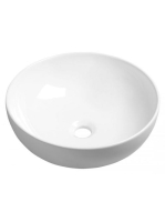 Sapho Rondane pultra szerelhető kerámia mosdó 40x14 cm, fehé