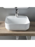 Sapho Molveno pultra szerelhető kerámia mosdó 39,5x39,5 cm,