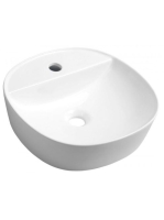 Sapho Lugano pultra szerelhető kerámia mosdó 41x11,5 cm, feh