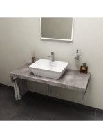 Sapho Avice mosdópult 80x49,5 cm, cement szürke AV087 - Fürd