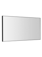 Sapho Arowana keretes tükör 100x50 cm matt fekete AWB1050 -