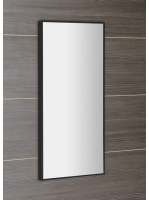 Sapho Arowana keretes tükör 35x90 cm matt fekete AWB3590 - F