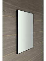 Sapho Arowana keretes tükör 60x80 cm matt fekete AWB6080 - F