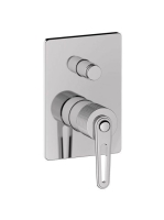 Sapho Bebé falba építhető 2 irányú csaptelep, króm BB042 - F