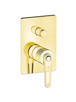 Sapho Bebé falba építhető 2 irányú csaptelep, arany BB042/17