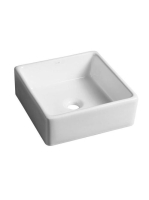 Sapho Ubega kerámia mosdó 38x38 cm, leeresztő nélkül, fehér