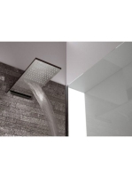 Sapho fali fejzuhany kaszkád kifolyóval, króm DC562 - Fürdős