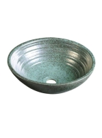 Sapho Attila kerámia mosdó 42,5x14 cm, zöld réz DK006 - Fürd