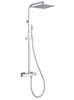 Sapho Dimy zuhanyrendszer termosztátos csapteleppel, króm DM