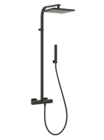 Sapho Dimy zuhanyrendszer termosztátos csapteleppel, fekete