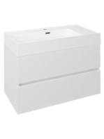 Sapho Odetta mosdótartó szekrény, 82x43,5 cm, fényes fehér D