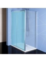 Polysan Easy Line oldalfal 80x190 cm Brick üveg, króm EL3238