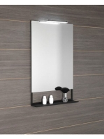 Sapho Erupta tükör 60x95 cm, MDF polccal és LED világítással