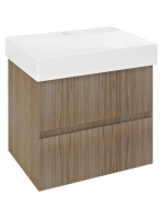 Sapho Filena mosdótartó szekrény 57x43 cm, tölgy FID1260D -
