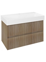 Sapho Filena mosdótartó szekrény 82x43 cm, tölgy FID1285D -