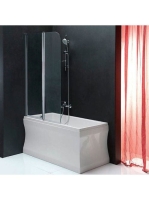 Sapho Gelco One kádparaván átlátszó üveggel 90x140 cm, Coate