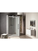 Sapho Gelco Volcano zuhanyajtó 140x218 cm transzparent üveg,
