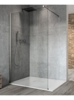 Sapho Gelco Vario Walk-In zuhanyfal 120x200 cm, transzparent