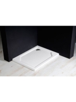 Sapho Gelco Sara öntött márvány zuhanytálca 90x75 cm, fehér