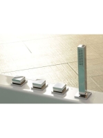 Sapho Infiniti 2 irányú kádperemre szerelhető 4 részes csapt