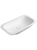 Sapho Impala mosdó 58,5x35,5 cm, matt fehér IM540 - Fürdőszo