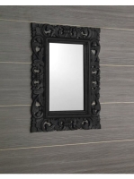 Sapho Samblung keretes tükör 60x80 cm, fekete IN128 - Fürdős